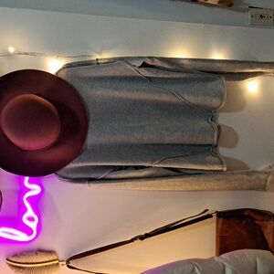 SMFK Grey Knitted Oversized Top